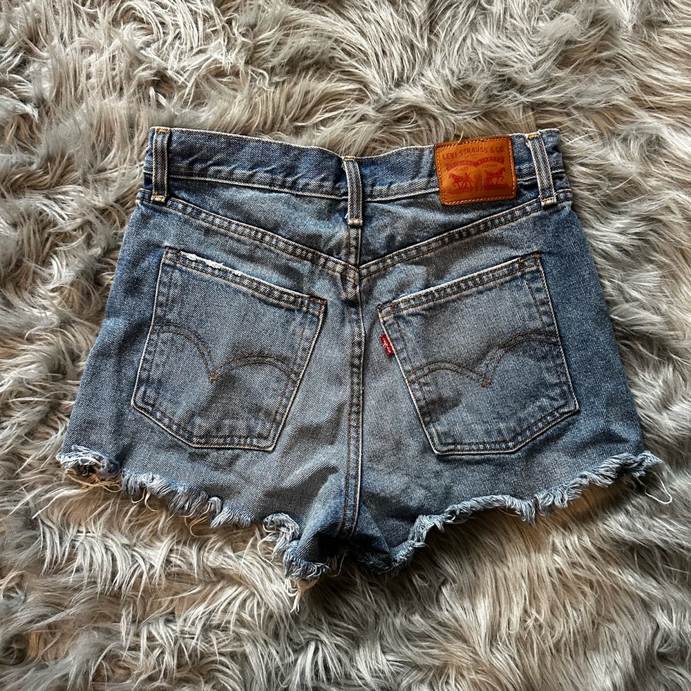 Levi’s Distressed Denim Shorts